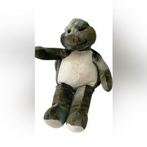 2017 Animaland Speedy Turtle 15" Plush Stuffed Animal with Side Zipper Star Toy.